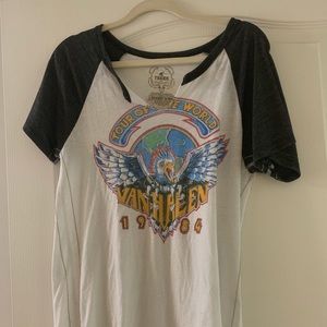 Free people Van Halen shirt